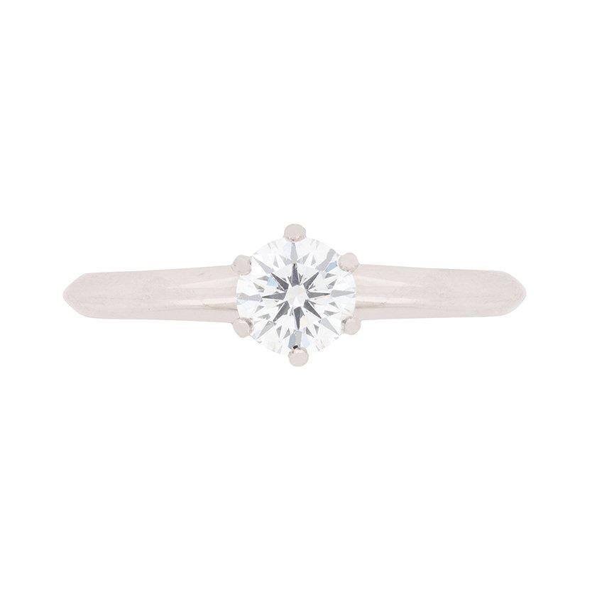 Anello di fidanzamento solitario con diamante da 0.42 carati di Tiffany & Co.