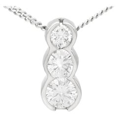 Diamond Trilogy Platinum Pendant