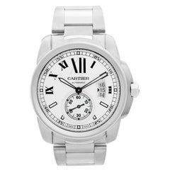 Retro Cartier Stainless Steel Automatic Wristwatch Ref W7100015