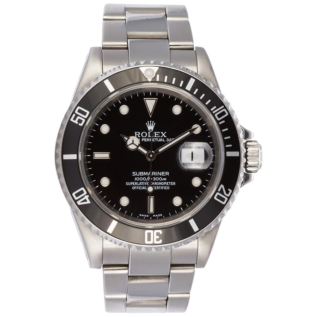 Rolex Stainless Steel Submariner 16610 with Box