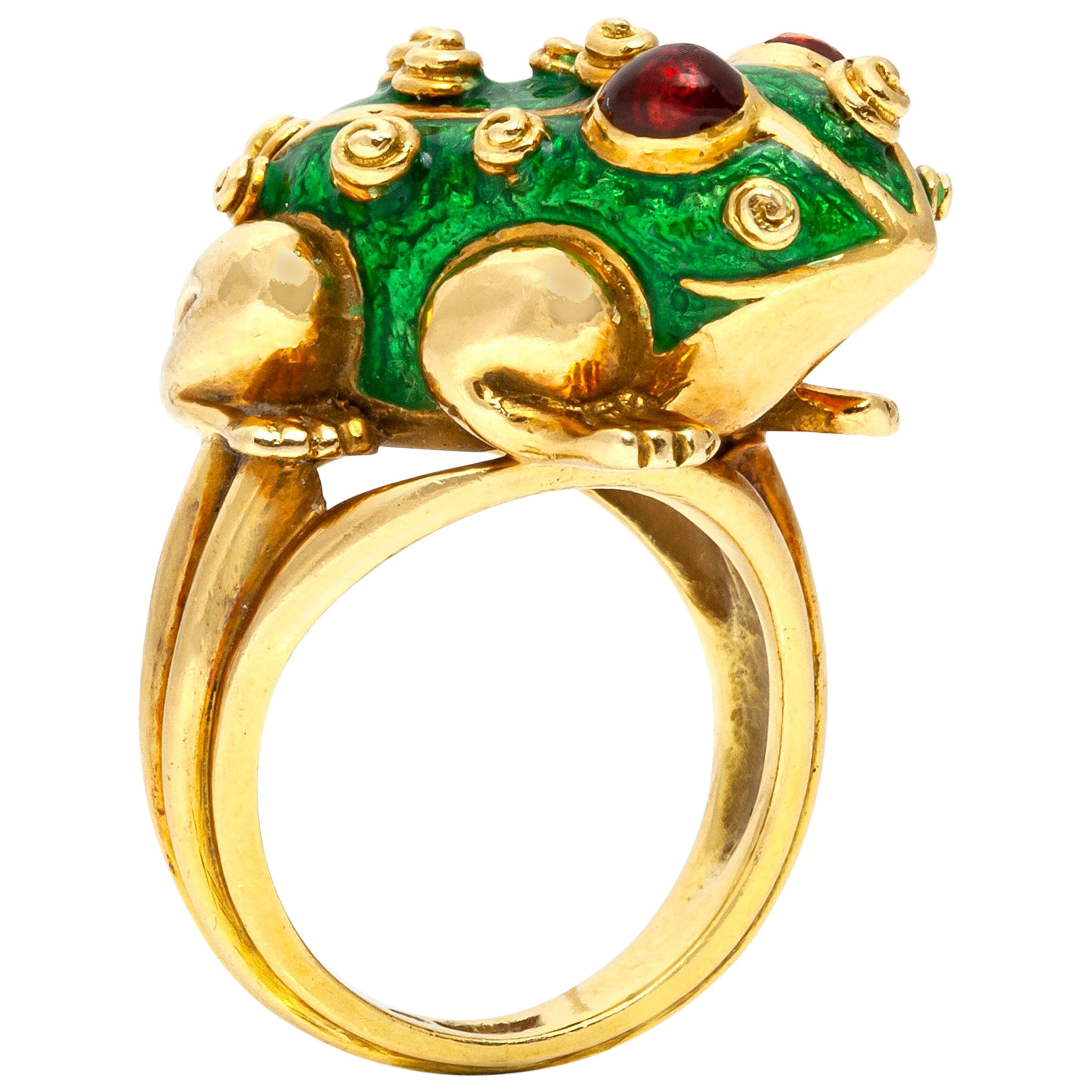 David Webb Frog Ring