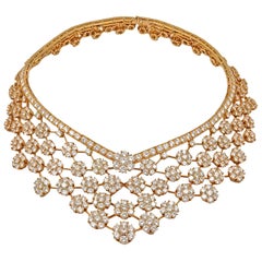 Van Cleef & Arpels Diamond 75 Carat Snowflakes Necklace