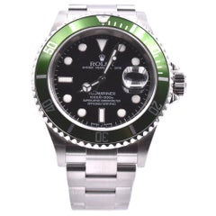 Montre pour homme Rolex Submariner en acier inoxydable Kermit Ref. 16610T