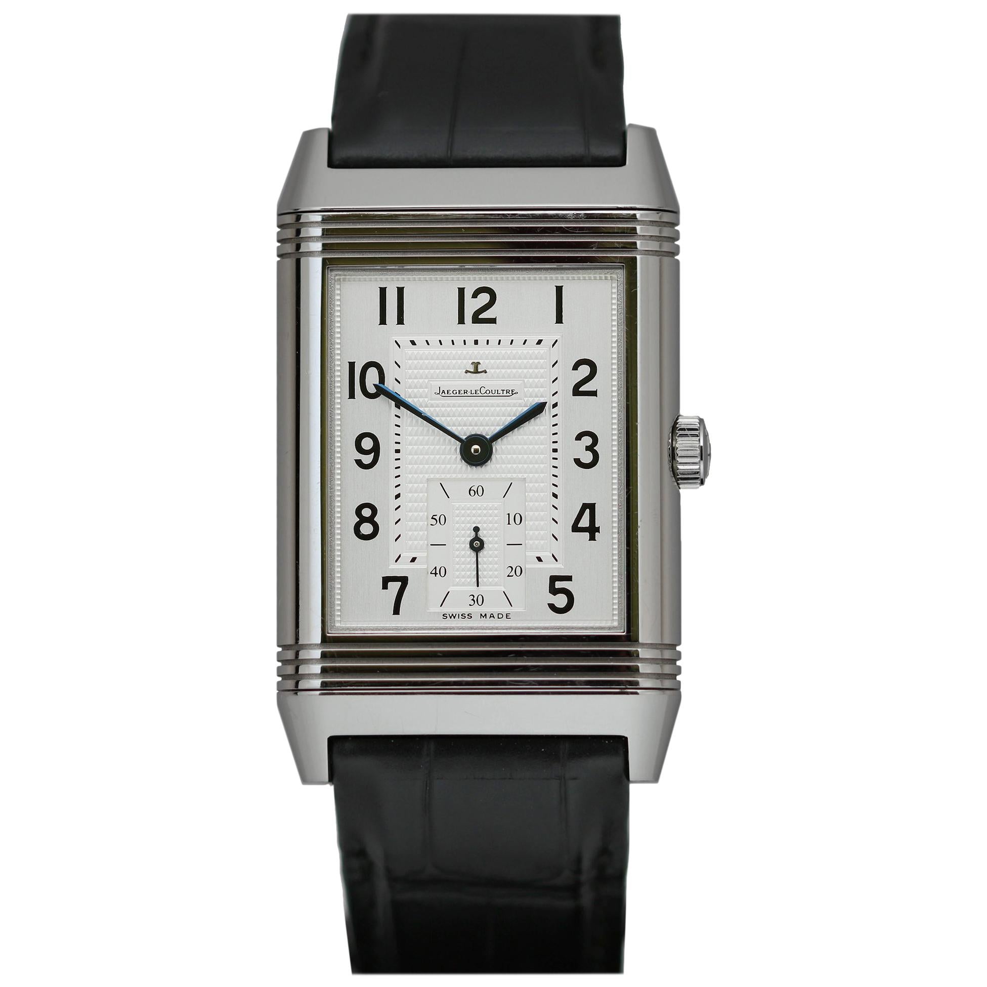 Jaeger-LeCoultre Stainless Steel Grand Reverso 976 with Box & Papers c. 2010