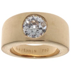 OJ Perrin GIA 1::51 Karat Diamant-Gold-Zigeunerring