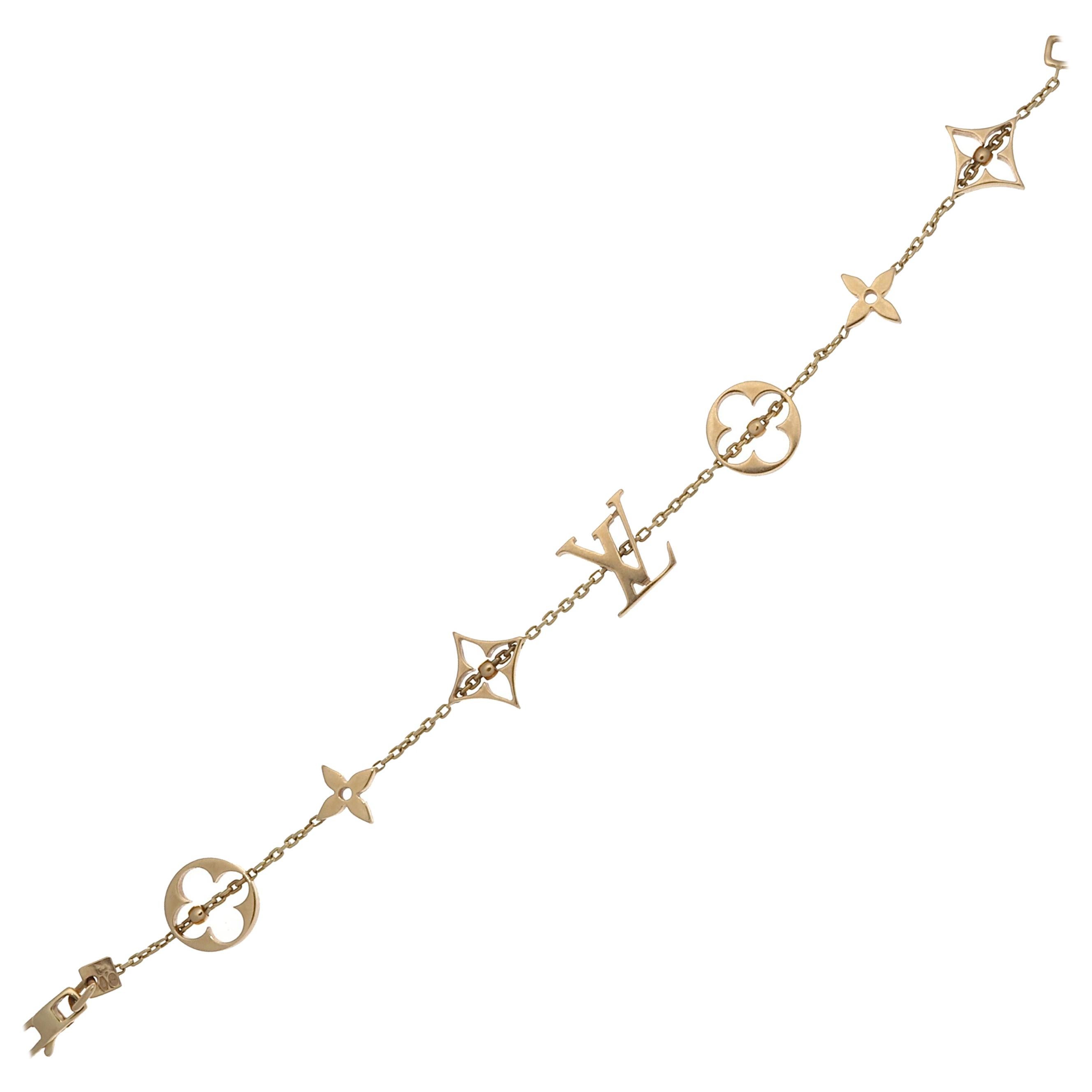 Louis Vuitton Monogram Gold Bracelet