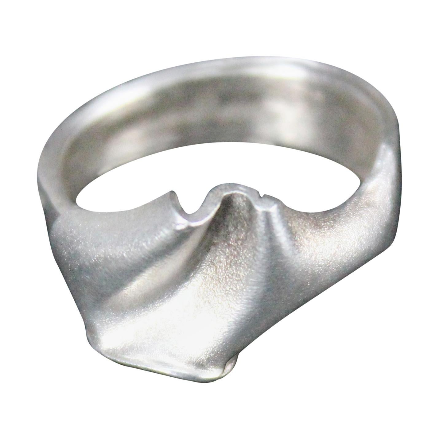 Matti Hyvärinen Turku Finland 1960s Sterling Silver Ring For Sale