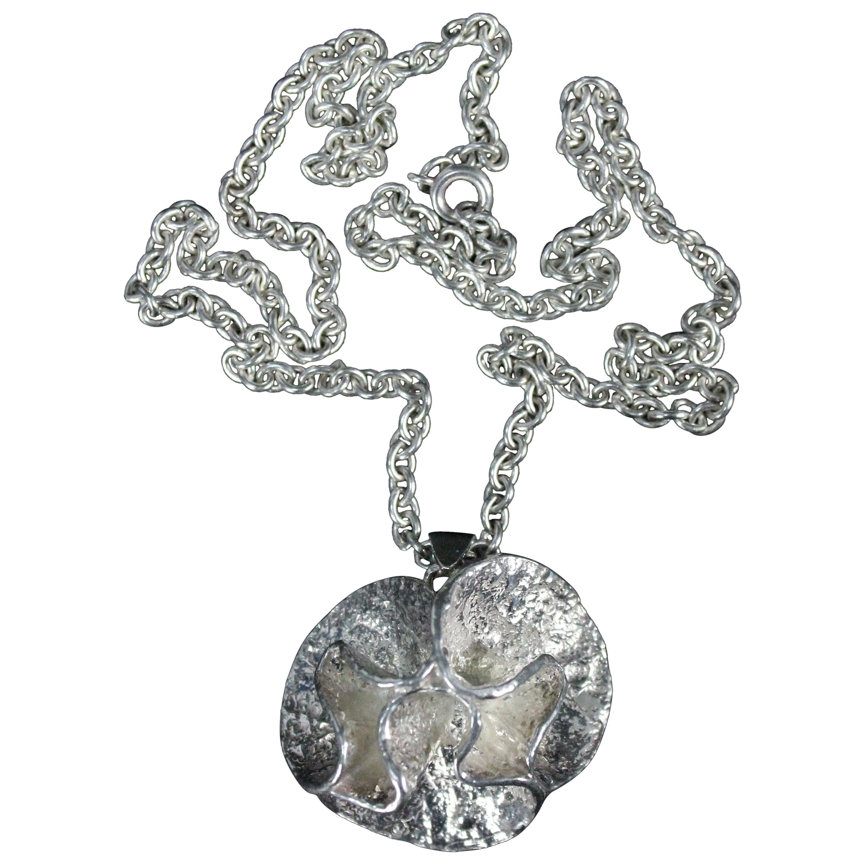 Theresia Hvorslev Pendant Sterling Silver 1976 Necklace