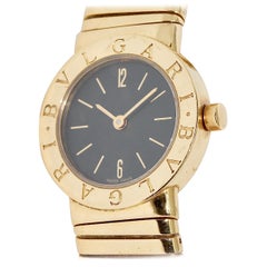 Bulgari Tubogas Ladies 18 Karat Bracelet Bangle Wristwatch