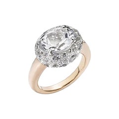 Pomellato Tabou Ring in Rose Gold with White Topaz A.A908-A-O7TB
