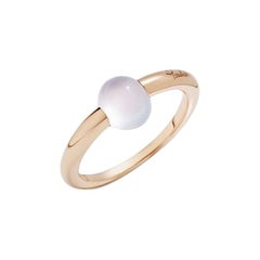 Pomellato Ring in Rose Gold with Moonstone A.B004O-O7AD