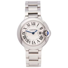 Cartier Ballon Bleu Stainless Steel W69010Z4 Ladies Wristwatch