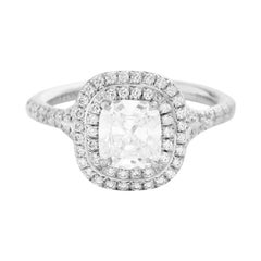 Tiffany & Co. Platinum Soleste 1.5 Carat TW Engagement Ring