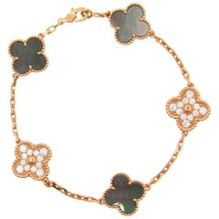 Van Cleef & Arpels Bracelet en diamants vintage pour le 50e anniversaire de l'Alhambra