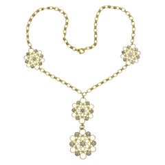 Buccellati Maria Gold Diamond Pendant Necklace