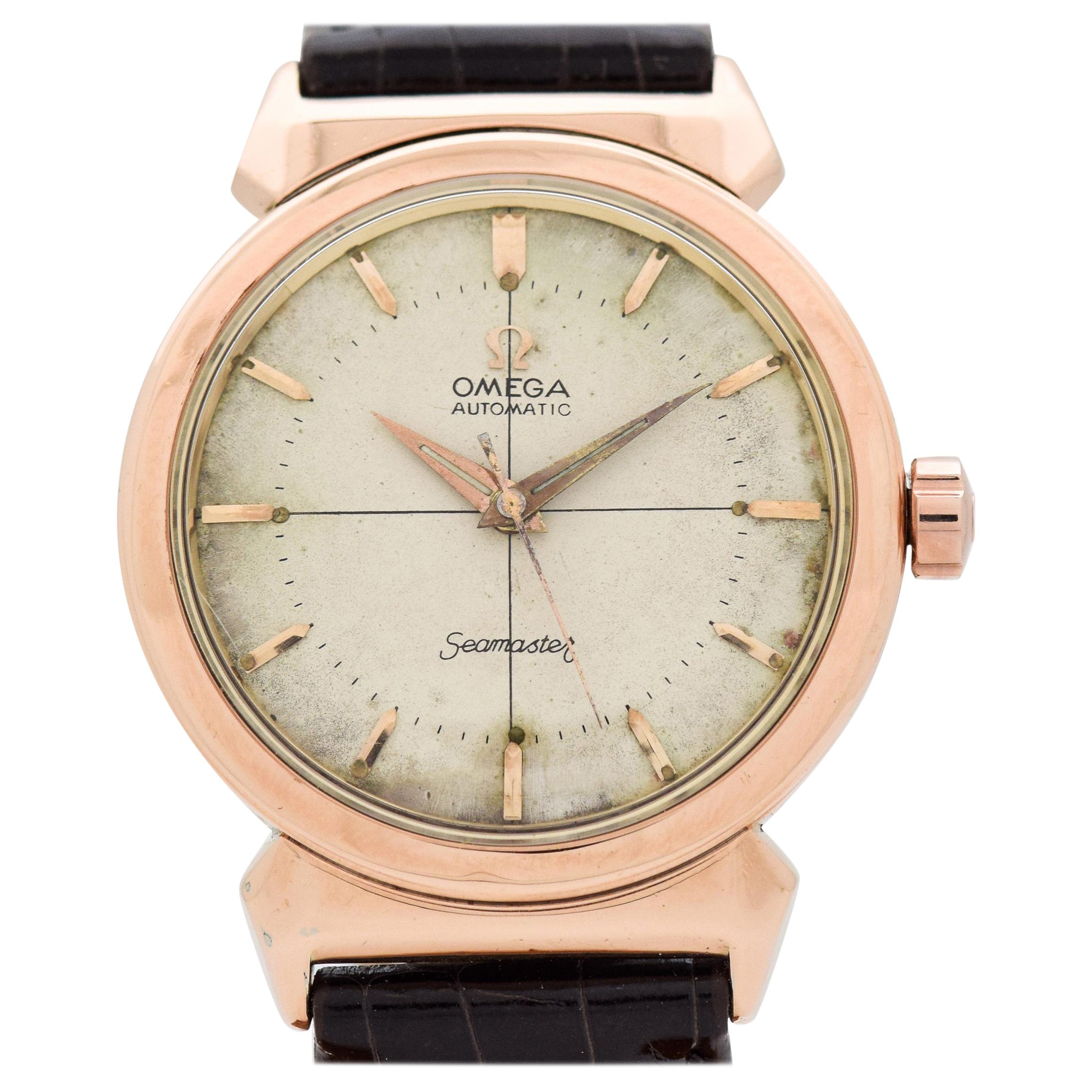Vintage Omega Seamaster Reference 14363-4-SC Watch, 1958 For Sale