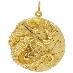 Vintage Tiffany & Co. Gold Scorpio Pendant