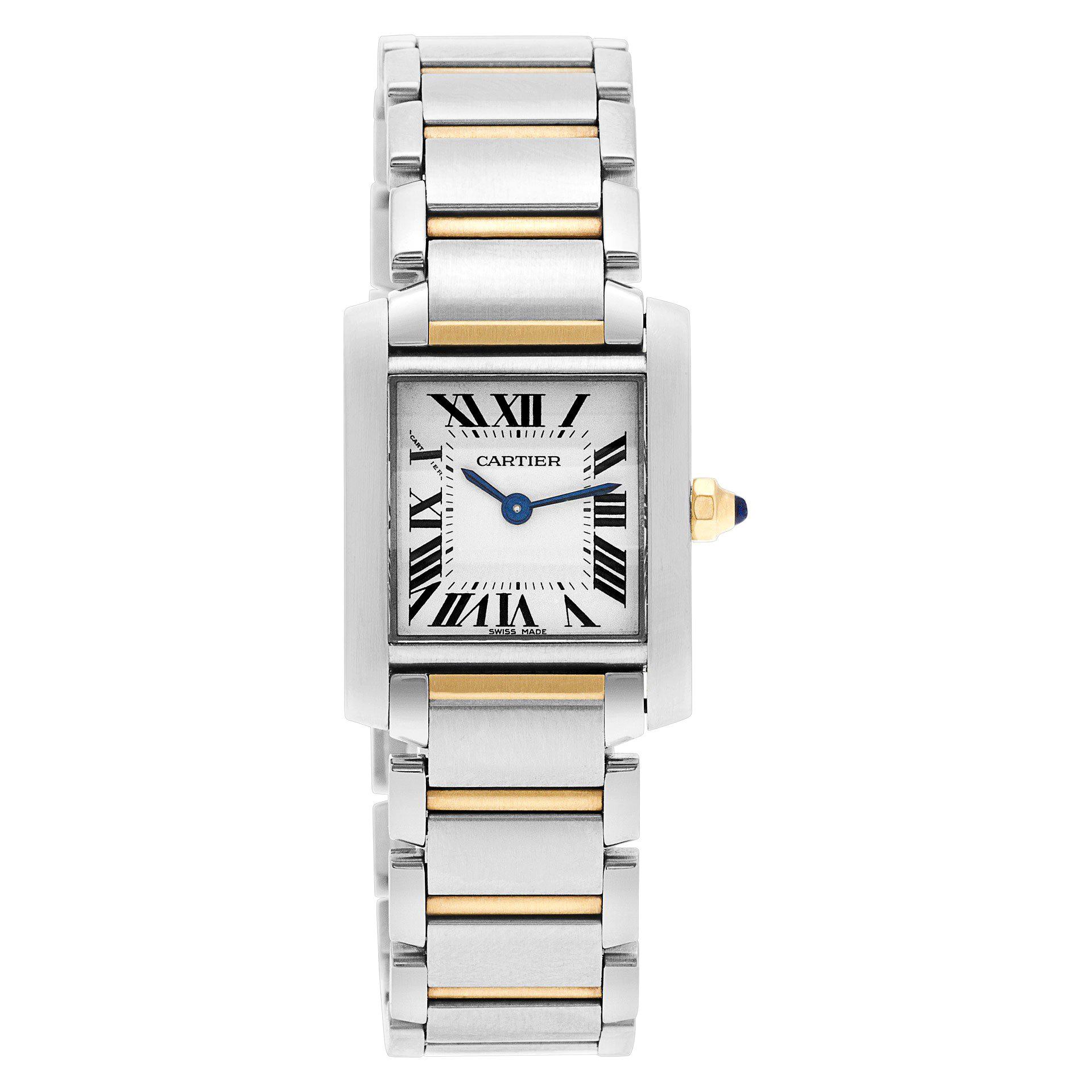 Certified Authentic, Cartier Tank Francaise 5100, White Dial For Sale