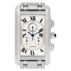 Certified Authentic, Cartier Tank Americaine 16560, White Dial For Sale ...