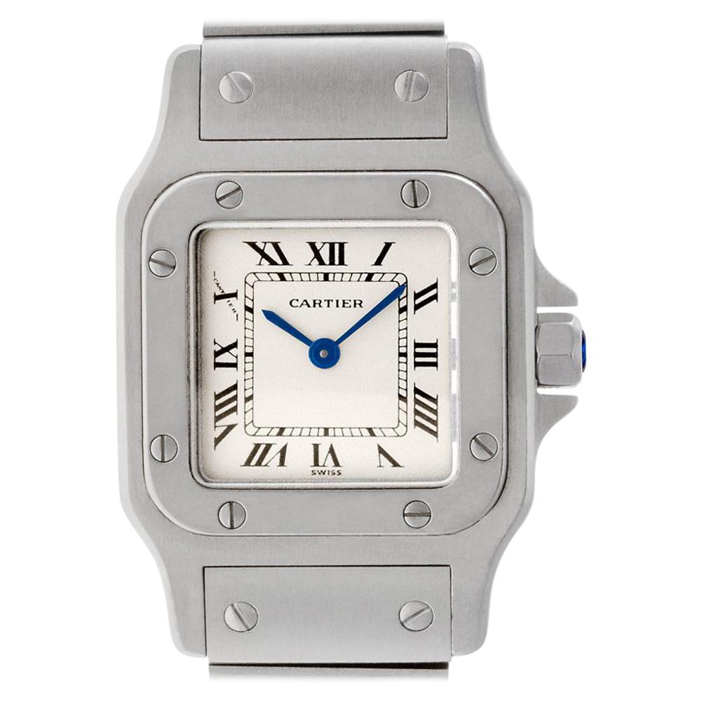 Certified Authentic Cartier Santos Galbee 4140, Missing Dial For Sale
