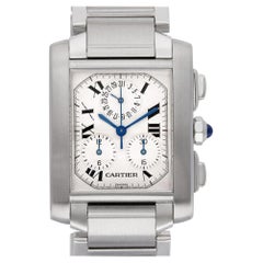 Certified Authentic Cartier Tank Francaise 5028, Beige Dial