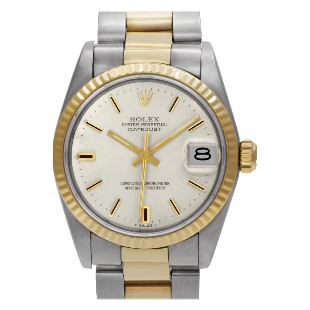 Certified Authentic Rolex Datejust 5988, White Dial For Sale