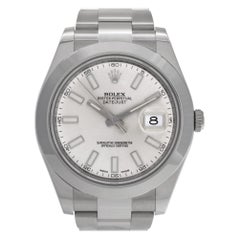 Certified Authentic Rolex Datejust II 8040, White Dial