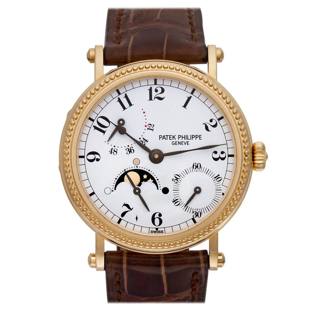 Certified Authentic Patek Philippe Power Reserve 28800, Gold Dial For Sale