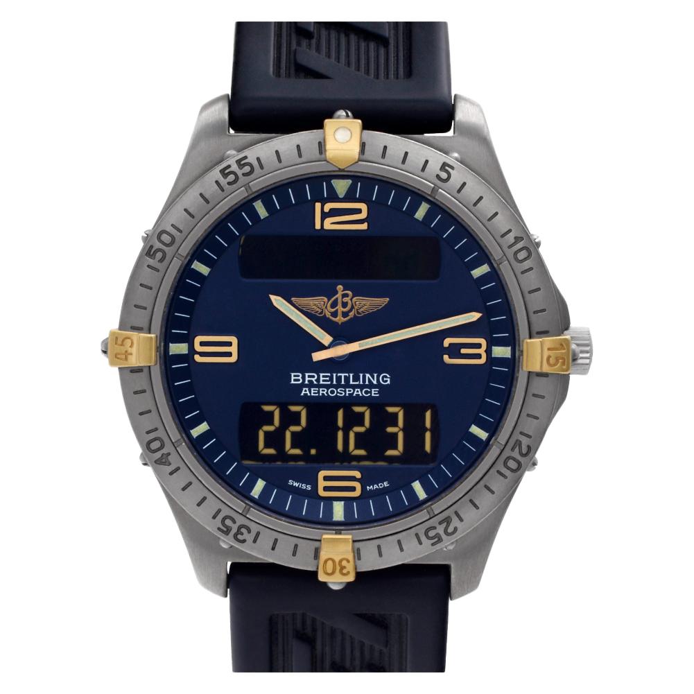 Certified Authentic Breitling Aerospace 2700, Blue Dial For Sale