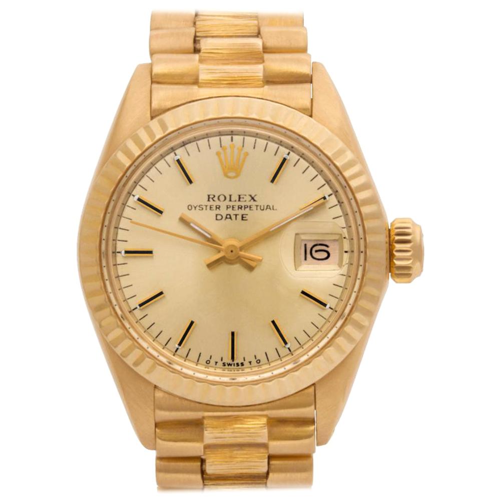 Certified Authentic Rolex Date 8940, White Dial For Sale