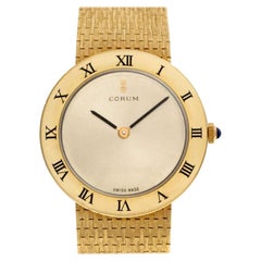 Certified Authentic Corum Classic 7740, Gold Dial