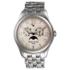 Certified Authentic Patek Philippe Annual Calendar 47400, White Dial