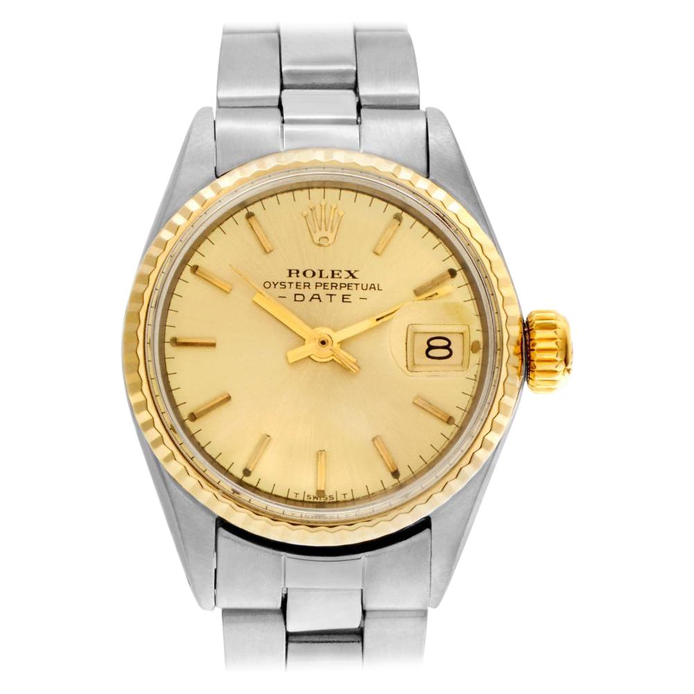 Certified Authentic Rolex Date 2580, Missing Dial For Sale