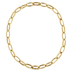 Jona 18 Karat Yellow Gold Link Chain Necklace