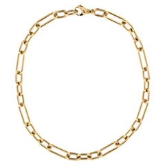 Alex Jona 18 Karat Yellow Gold Link Chain Necklace