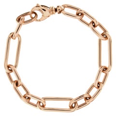 Alex Jona 18 Karat Rose Gold Link Chain Bracelet