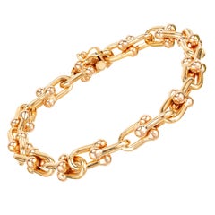 Rose and Yellow Gold Italian Link Bracelet