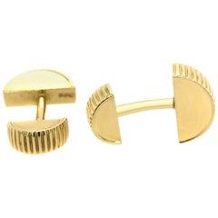 Tiffany & Co. 18 Karat Yellow Gold Cufflinks