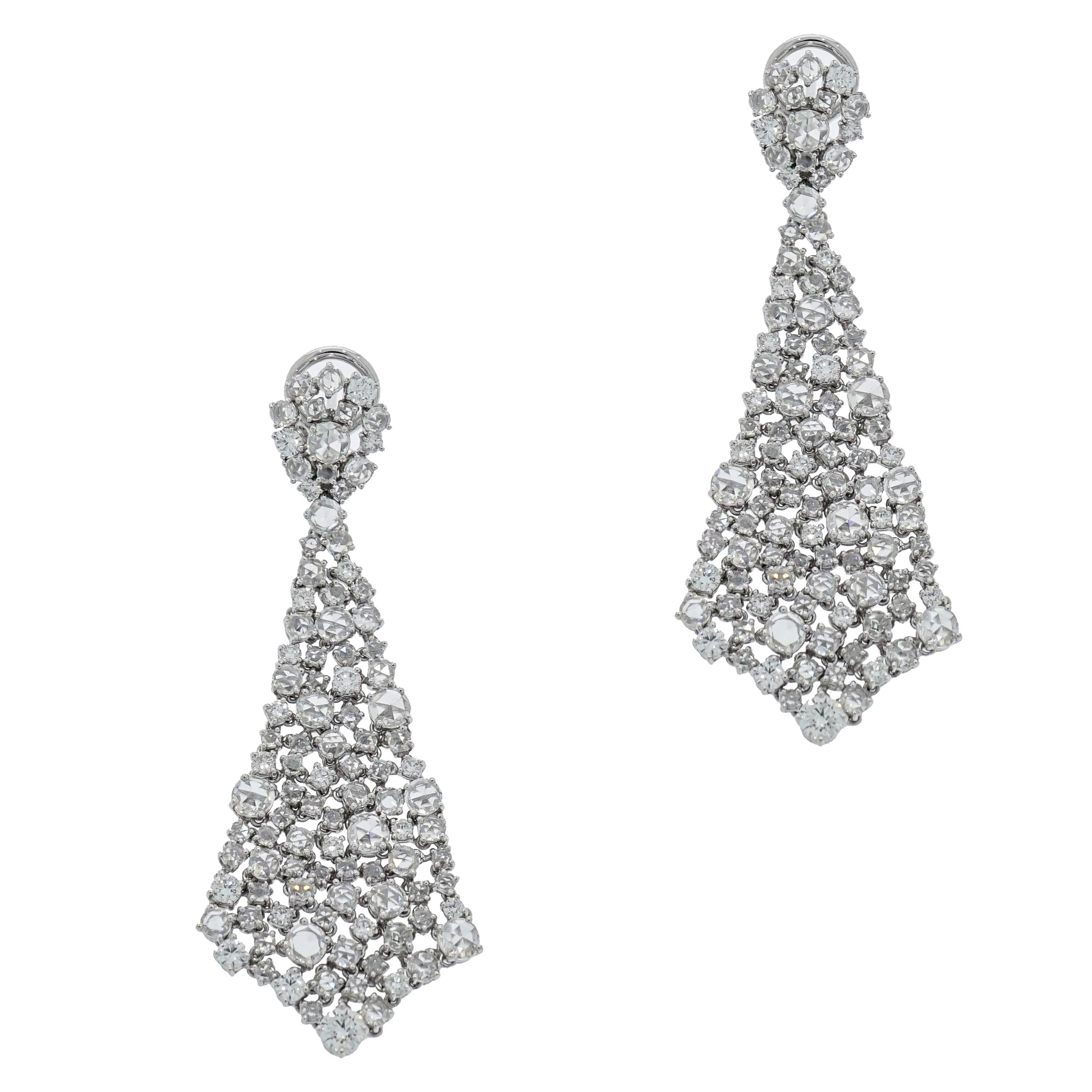 Diamond Chandelier Earrings