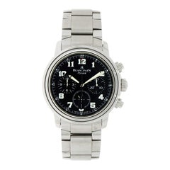 Blancpain Leman Flyback Chronograph Steel Wristwatch