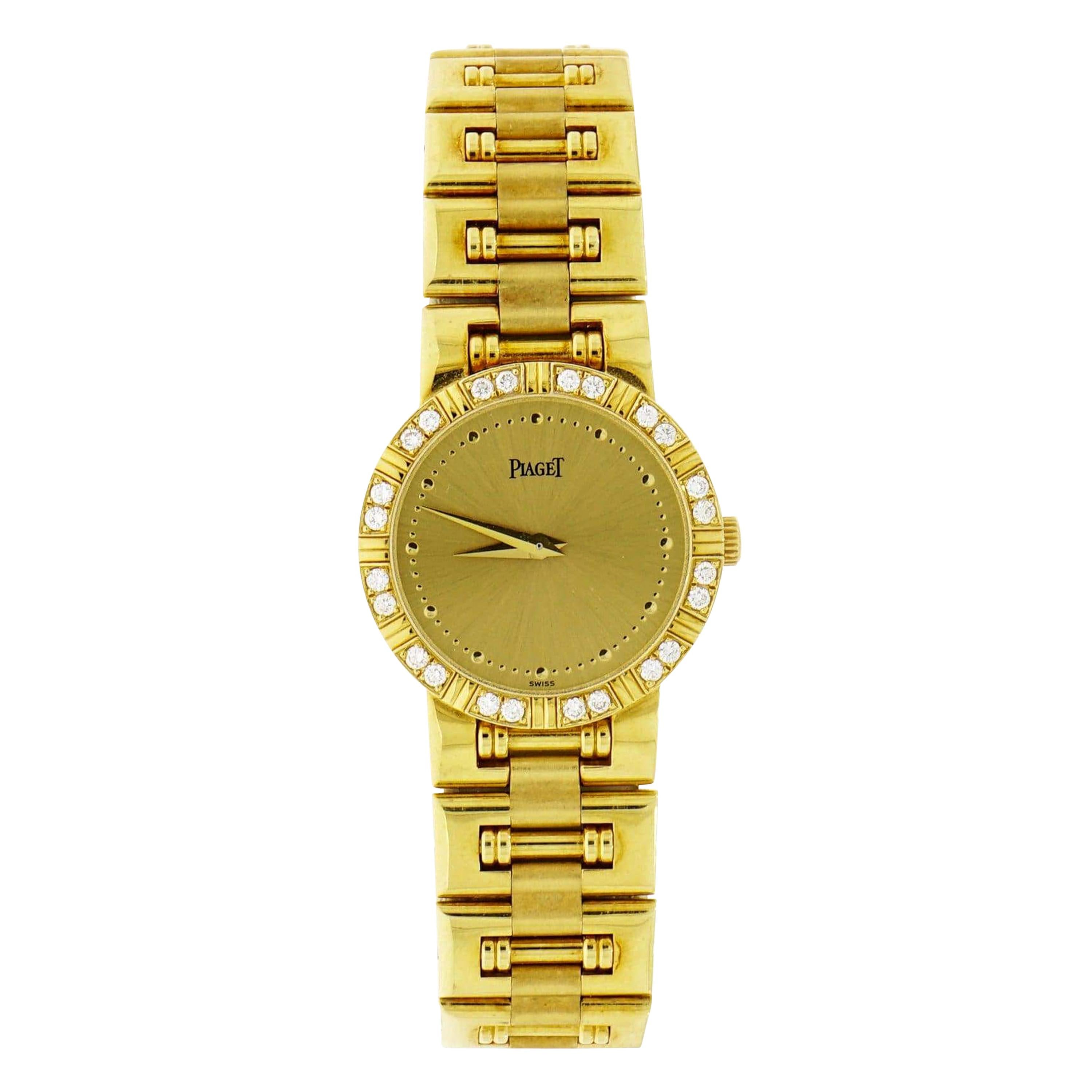 Piaget Dancer Yellow Gold and Diamond Wristwatch