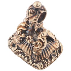 Hardstone Garnet Seal Fob, First Half of the 19th Century