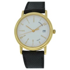 Unisex Hermes Paris 18 Karat Solid Yellow Gold Quartz Watch