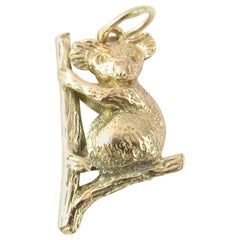 10 Karat Yellow Gold Koala Bear Charm