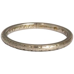 Vintage Platinum Fancy Band