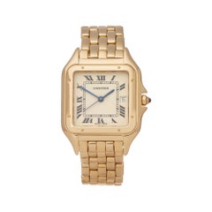 Retro Cartier Panthere 18k Yellow Gold 8839 Wristwatch