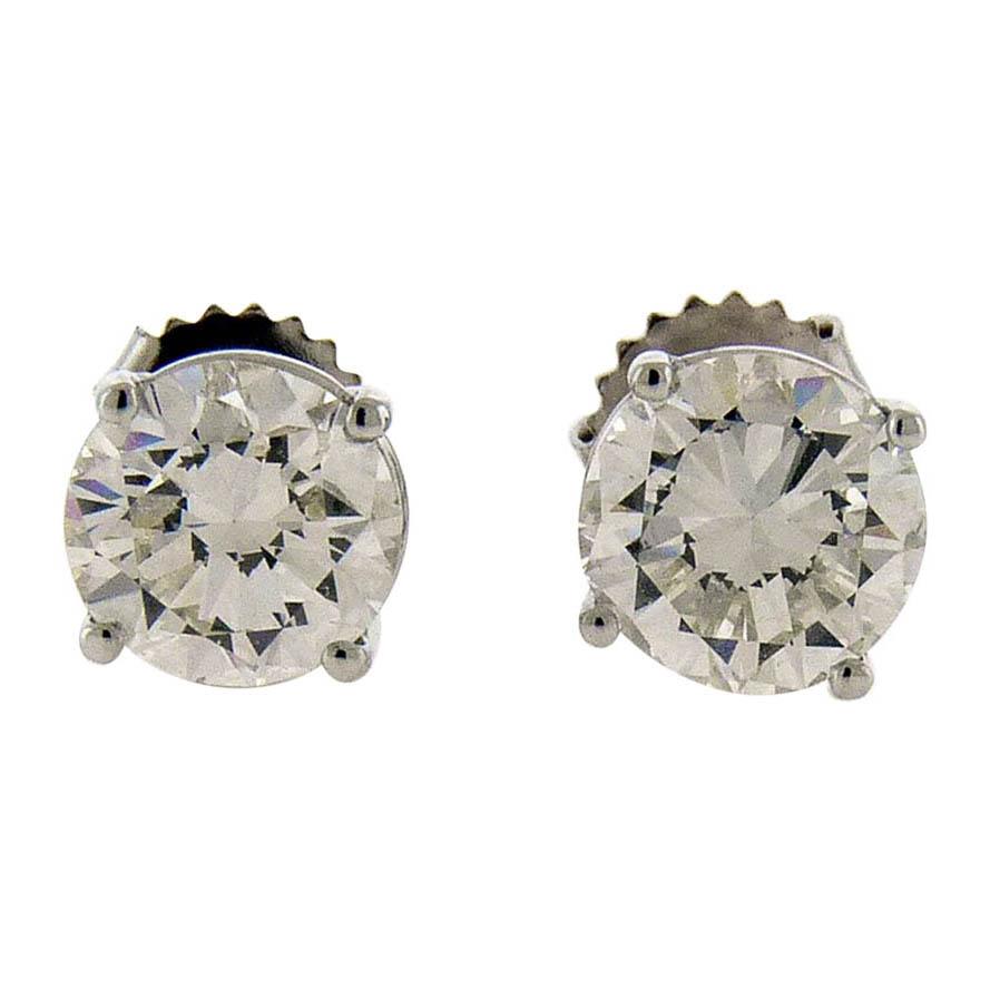 Antique Diamond Stud Earrings 2,647 For Sale at 1stdibs