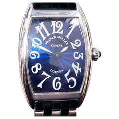 Franck Muller Ladies Stainless Steel Curvex Quartz Wristwatch