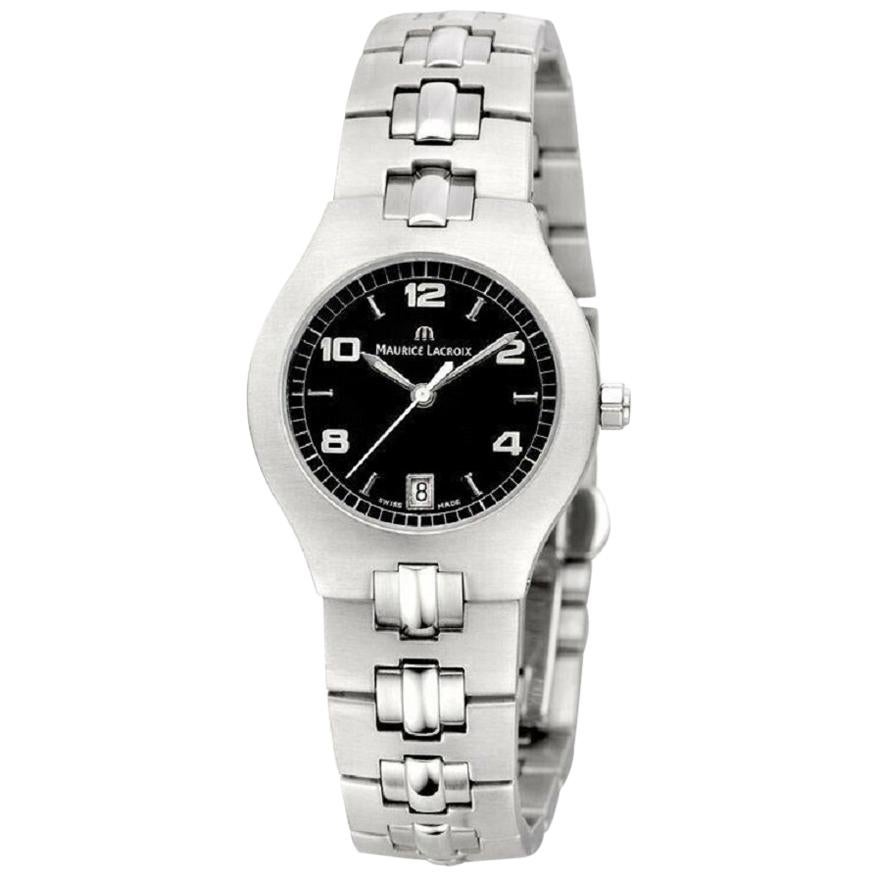 Lady Maurice Lacroix SA1013-SS002-320 Steel Date Quartz Watch For Sale