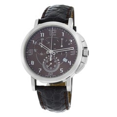 Used Men's Montblanc Timewalker 36052 Chronograph Date Quartz Steel Watch